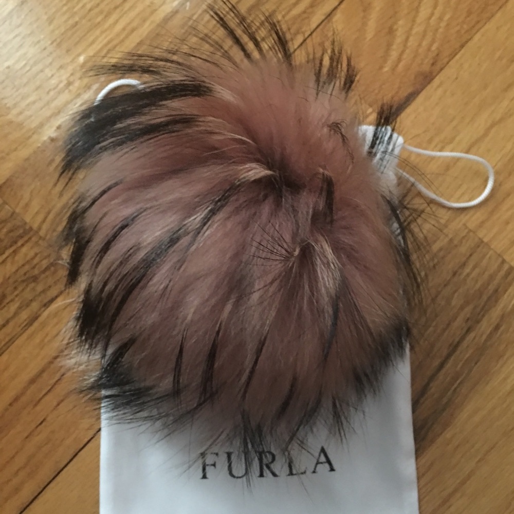 💕Furla Bubble Fur Charm - Brand New with tags💕